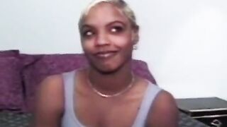 Amateur vintage ebony rimmed and fucked