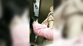 asian massage girl with old guy
