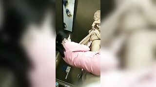 asian massage girl with old guy