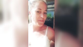 Hot MILF cools off