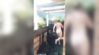 Hot MILF cools off