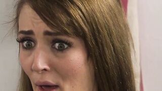 Sexy babe fucked by lawyer in bondage