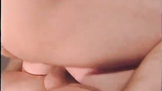 Redhead bitch loves when her hairy pussy and wet ass are drilled by two dicks at the same time