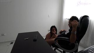 Visiting the quarantined neighbor (Soldier huge cock AND Valery Garcia)