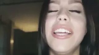 a very long and naughty tongue