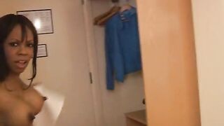 Black girl hurts a cock