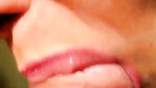 Cum Gushes Into Her Mouth