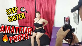 TEENAGE STEPSISTER GETS A PHOTO SHOOT FROM HER PERVERTED STEPBROTHER