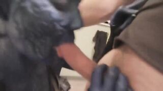 Comic book cosplay blowjob
