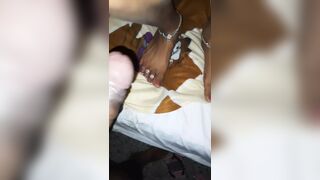 skinny teeny wife rides cowgirl in her asshole and takes it all