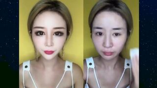 makeup vs removing makeup
