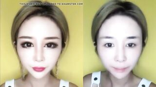 makeup vs removing makeup