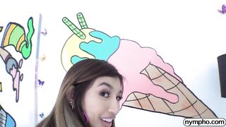 NYMPHO Sexy Asian spinner Clara Trinity wrecked by a big dick