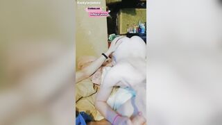 Little Tries to Swallow Huge Cock