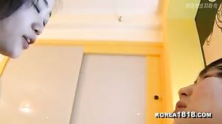 Korean slut in sexy dress