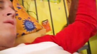 Blonde teen Cindy fucks a big dick for cum
