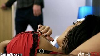 DaringSex Busty Brunette Babe Fucked
