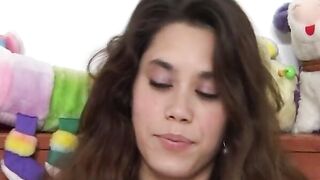 Petite Dutch Babe Sucks and Fucks a Dick with piercing