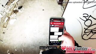 MILF Hunter meets skinny mature bitch Vicky Hundt in an abandoned office building and bangs her hard! I banged this MILF from milfhunter24.com!