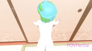 Earth-Chan missionary doggy