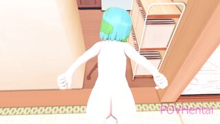 Earth-Chan missionary doggy