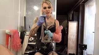 Huge massive speculum and fisting by Lady Jane Van Dark,fist
