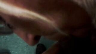 getting blow job at work by older co worker