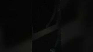 Cute African-American Girl Walks Nude Thru City