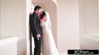 Smoking Hot Bride Cheats With The Best Man - August Taylor