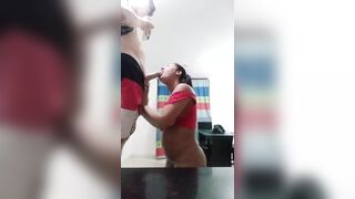 My friend was grounded but her boyfriend arrived and entered through the window and fucked her so I'm registered