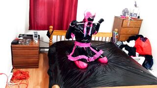 Sissy Maid Escapes Self Bondage