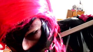 Sissy Maid Escapes Self Bondage
