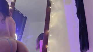 Riding a dildo sucking my boyfriends cock - complete on onlyfans