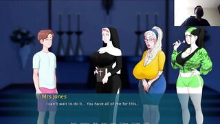 SexNote Cap 28 - Orgy With A Nun, A Mature And My Friend