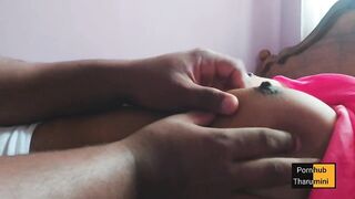 Desi indian - Massaging Natural Boobs Before Fucking Good Neighbor