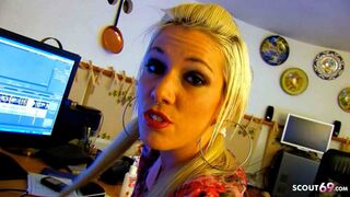 Sexy blonde inked Teen Milky watch his own Anal Porn review