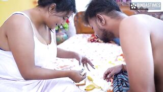 SUCHARITA BHABI FUCKED WITH A POOR MAN AFTER FEEDING HIM ( HINDI AUDIO )