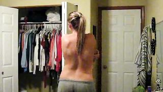 College Girl Striptease Compilation