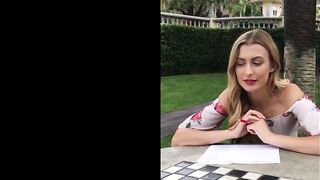 College Slut Alexa's Modeling Gig with BananaFever