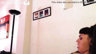 Naughty babysitter teases with her stunning body