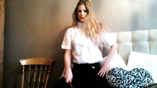 Posh Dressage Riding Mistress will punish you hard
