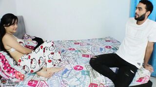 Fucking my petite horny stepsister - Spanish Porn
