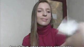 Amazing Blonde Chick Michaela Wants to be a Famous Model