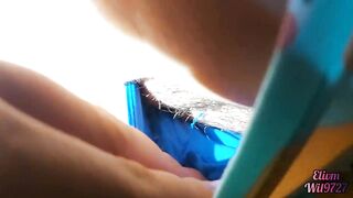 StepSister gets into bed in short shorts wants to be touched