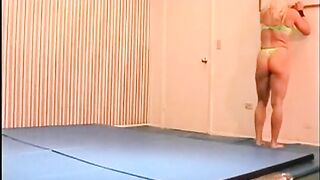 Flamingo Mixed Wrestling mw076-02 - Christine vs Stan Part 2