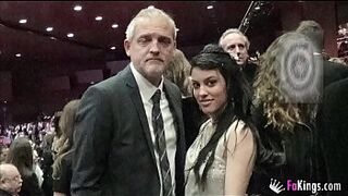 Getting into Goya awards to fuck in bathroom!