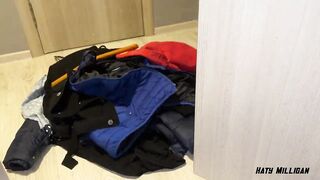 The mistress hid in the closet, but a surprise was waiting for her