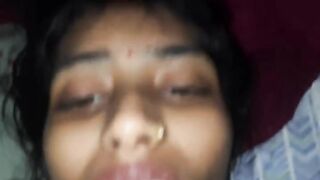 Night ride with skinny girlfriend making her pussy creampie