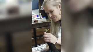 blowing a fat black cock