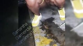 Le ganó la meada a Samantha Garmendia